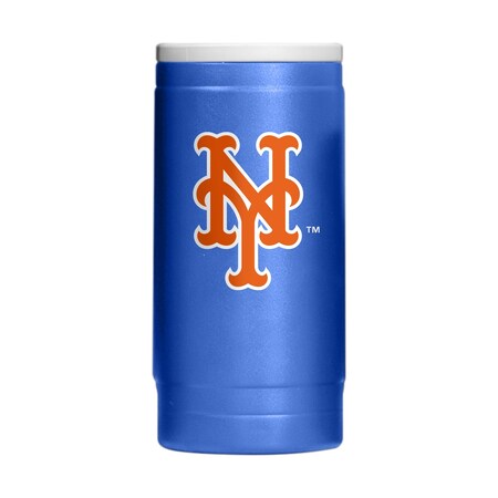 Logo Brands New York Mets Flipside Powder Coat Slim Can Coolie 519-S12PC-34